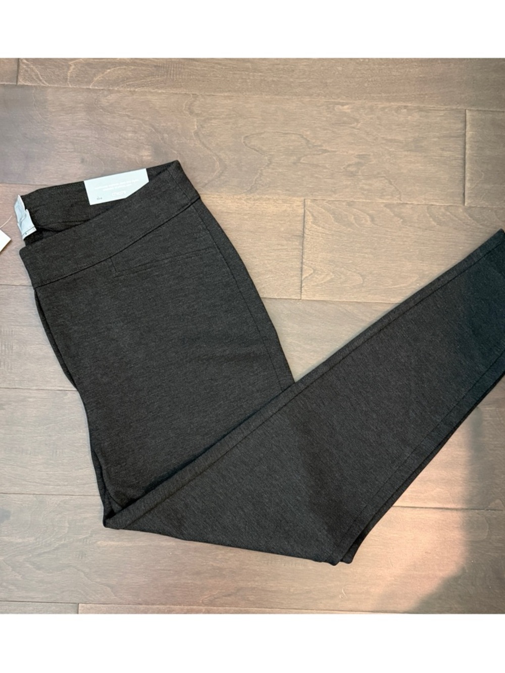 NWT Chico's Ponte Leggings Heathered Gray Pants 12 Chicos Size 2